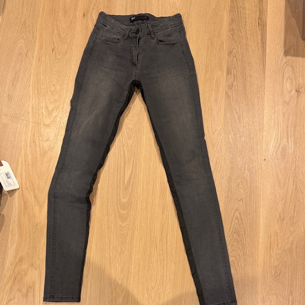 3x1 Women's Skinny Jeans - Charcoal